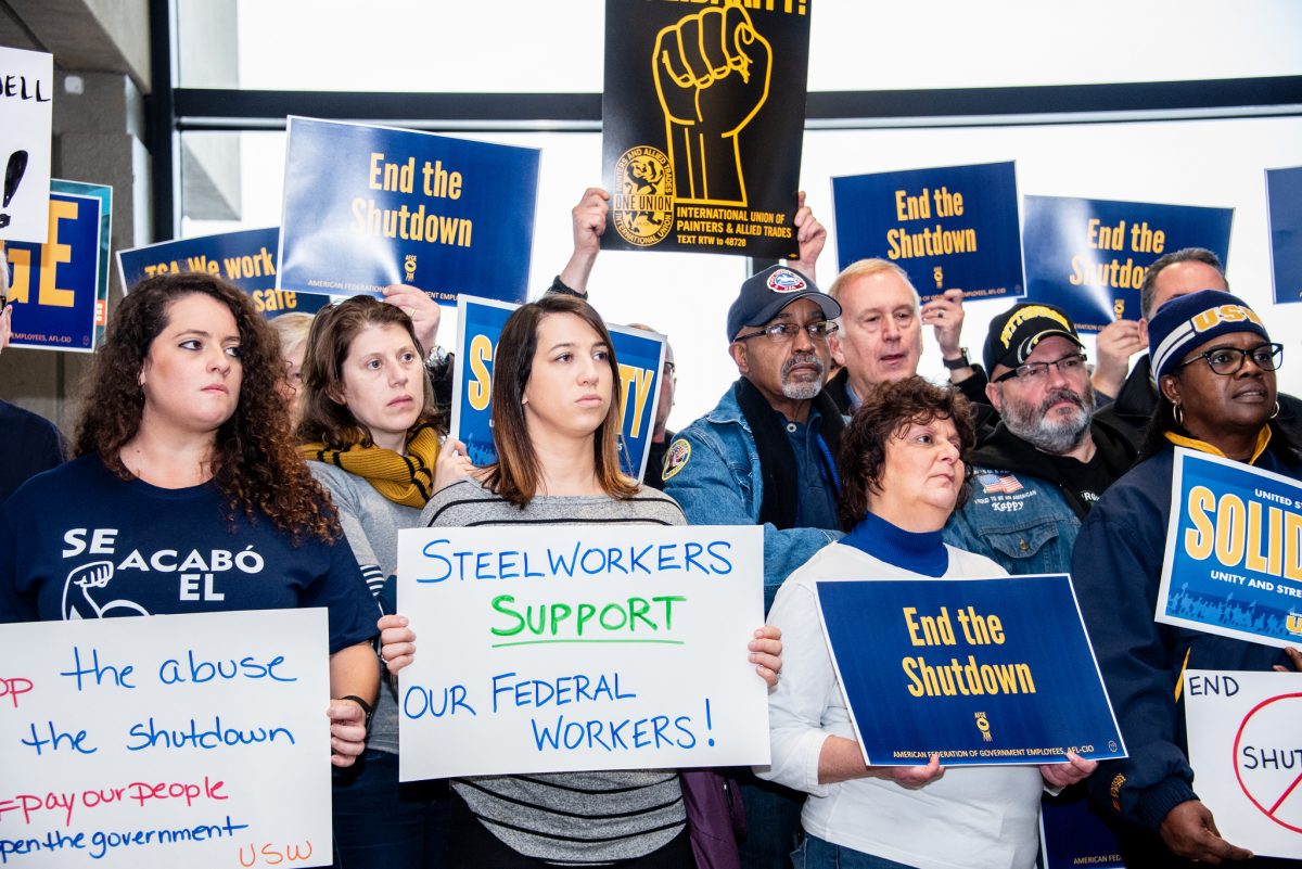 Federal Workers Rally to End Shutdown