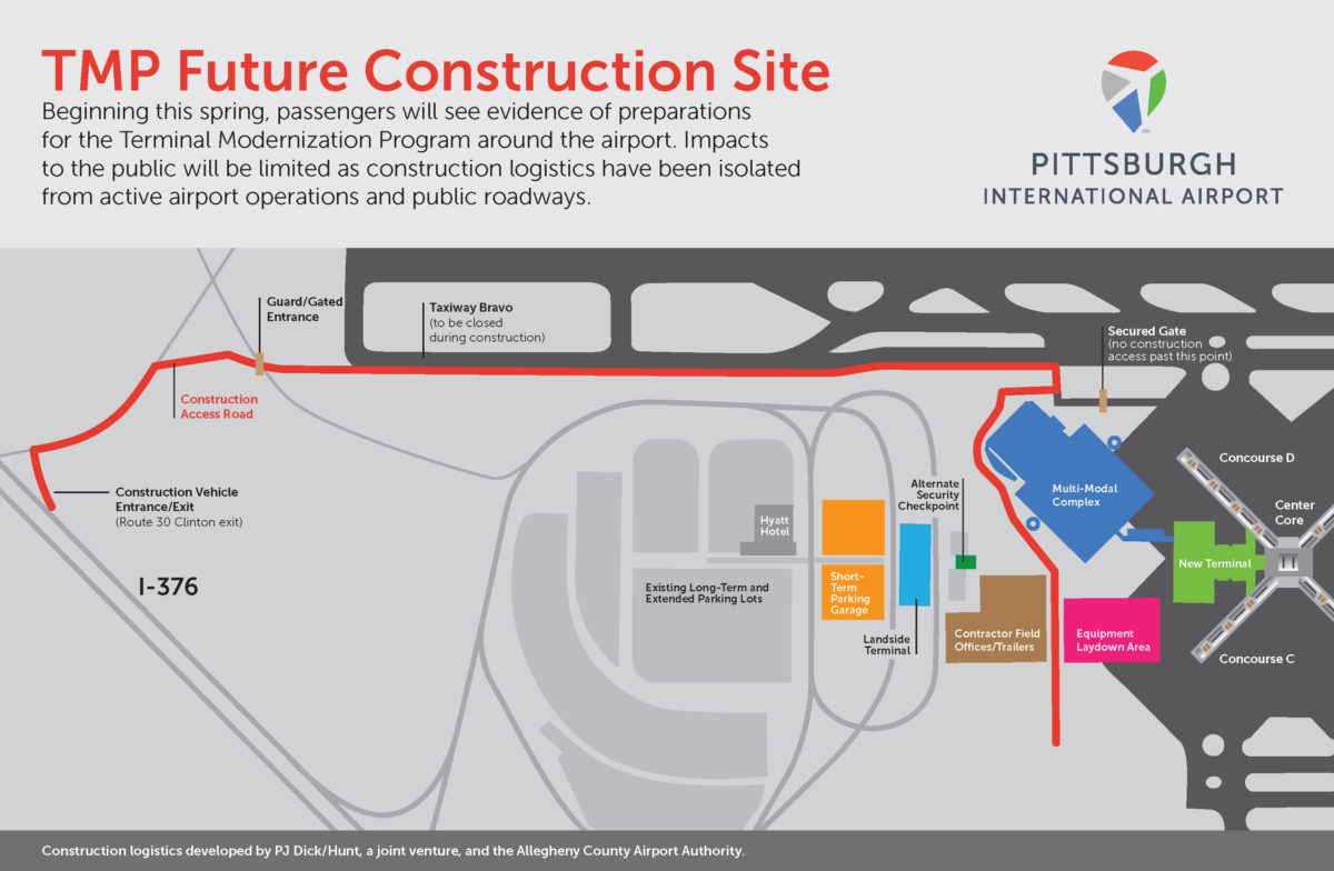 Setting The Stage For Pittsburgh Airport S New Terminal Blue Sky PIT   2017172 ACAA TMP Construct Map FA 003 1200x784 