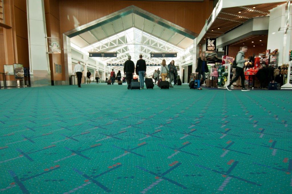 Ковер аэропорт. Portland Airport. Carpet Airport.