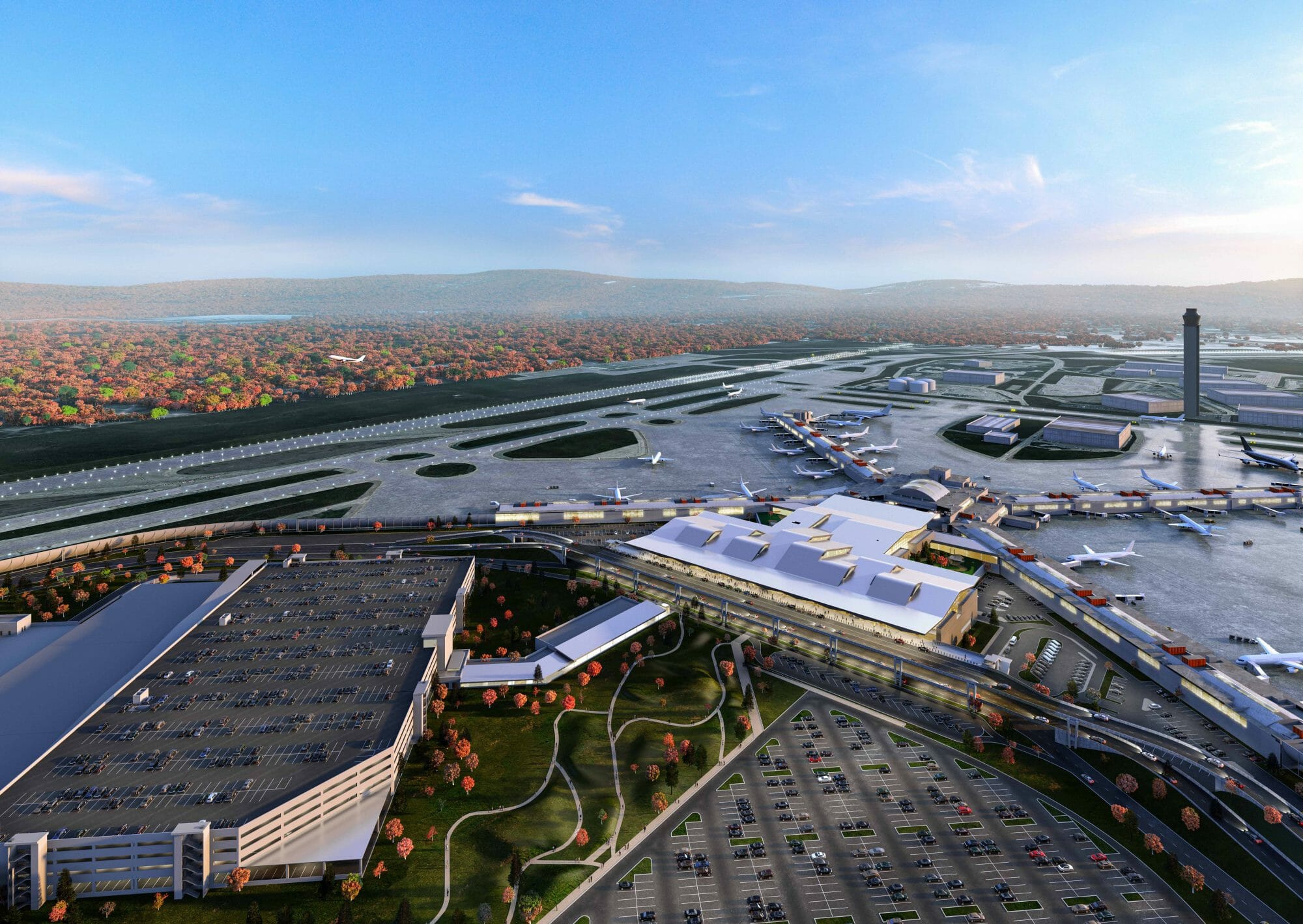 WATCH 4D Animation Shows Rise of PIT’s New Terminal Blue Sky PIT