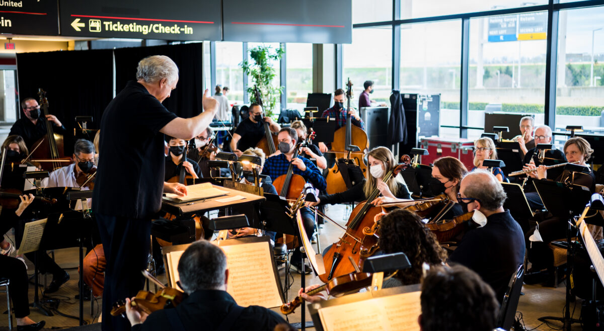 WATCH: World-Renowned Pittsburgh Symphony Plays Airport Show