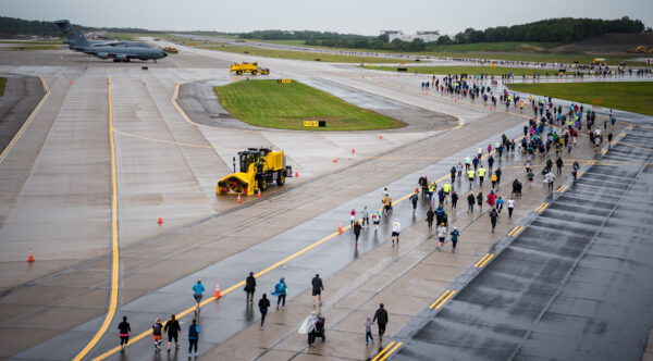 Nearly 1,000 Race the Runway at FlyBy 5K