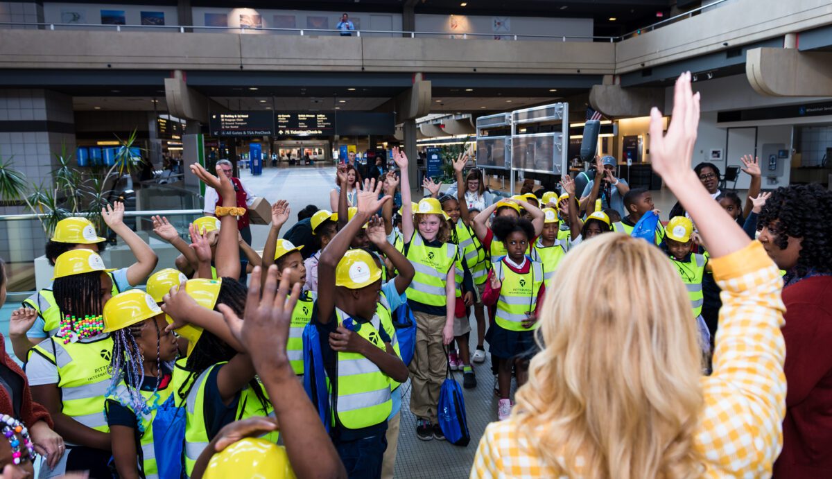 Second-Graders Land at PIT to Explore Aviation Careers