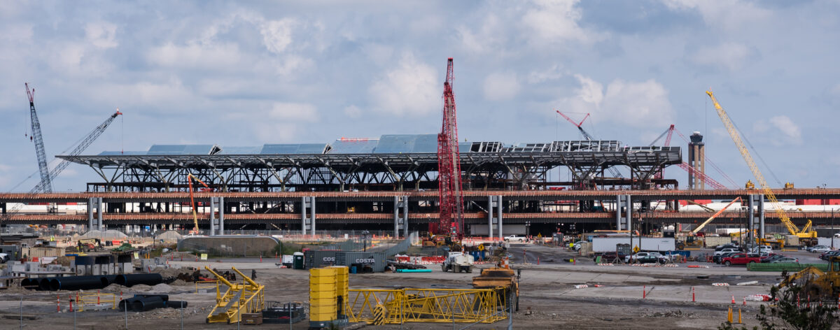 New Terminal Construction Passes Halfway Mark