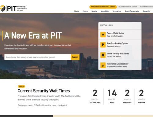 PIT Introduces a New Website Designed with Passengers in Mind